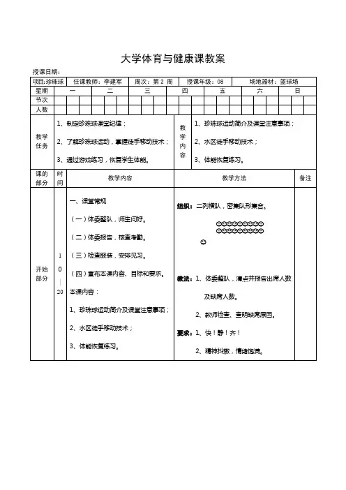 珍珠球2010教案