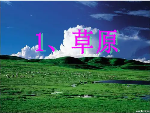 五年级语文下册第一课《草原》