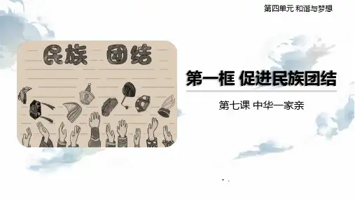 《促进民族团结》PPT优秀课件