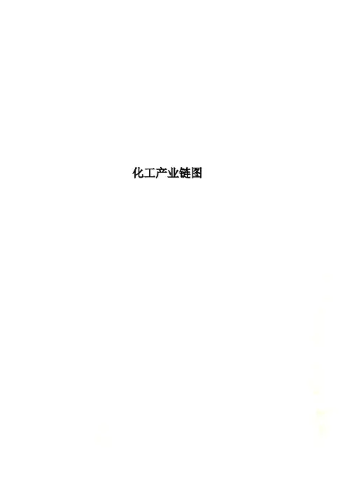 化工产业链图