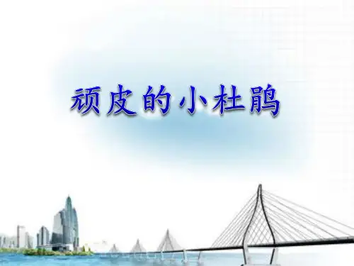 《顽皮的小杜鹃》三年级音乐课件PPT文档(4篇)