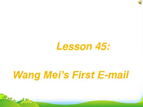 冀教版八年级英语下册Unit6 Lesson 45优质课课件