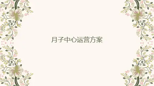 月子会所运营方案【优质PPT】