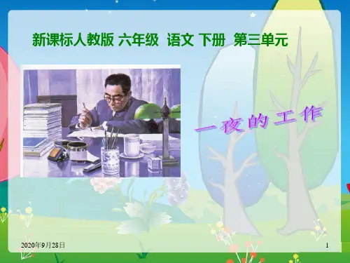 一夜的工作PPT课件