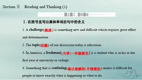 新教材高中英语Unit1TeenageLifeSectionⅡ课件pptx新人教版必修第一册