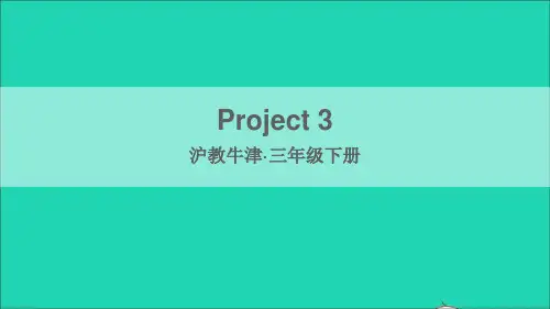 三年级英语下册 Module3Mycolourfullife 课件沪教牛津版三起
