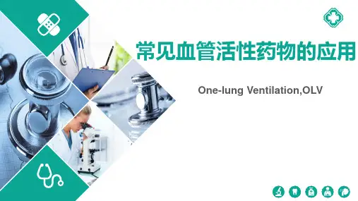 血管活性药物应用