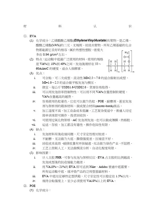 EVA材料认识