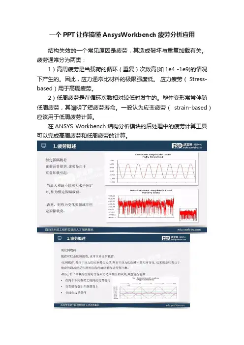 一个PPT让你搞懂AnsysWorkbench疲劳分析应用