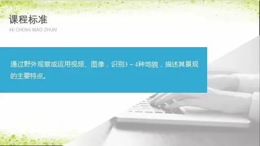 新教材地理必修1人教版第四章第一节常见地貌类型课件
