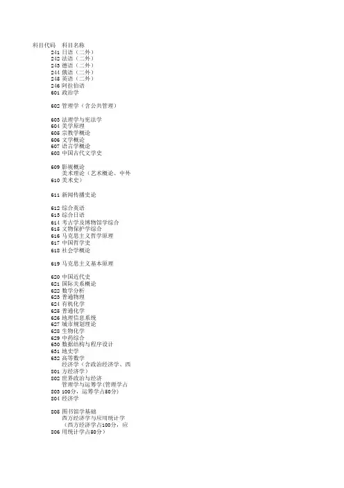 西北大学参考书目9