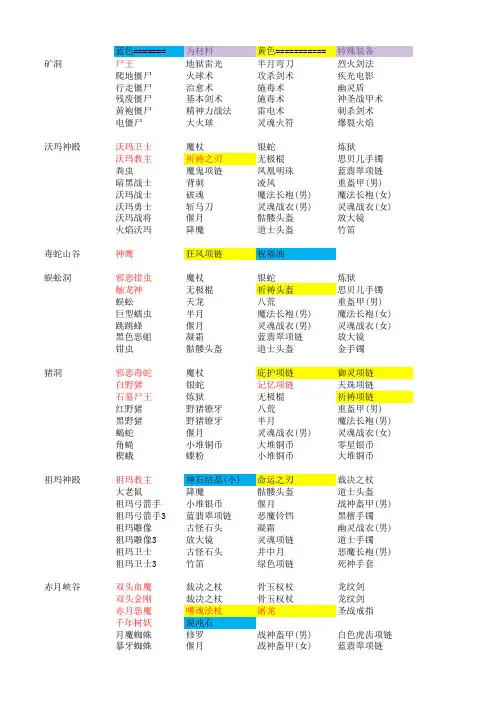 爆率表4.8