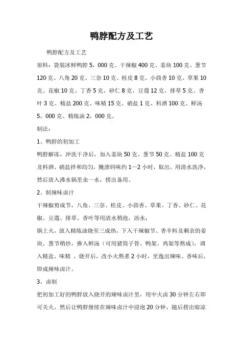 鸭脖子