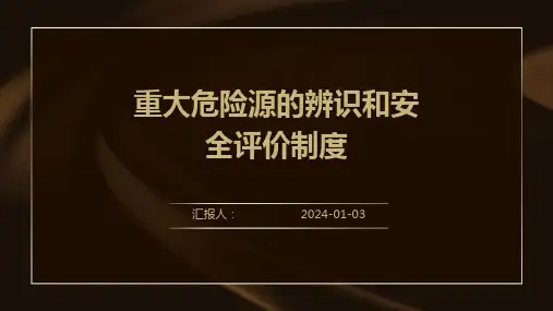 重大危险源的辨识和安全评价制度(1)