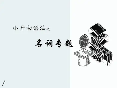 六年级下册英语课件小升初名词专题 全国通用PPT