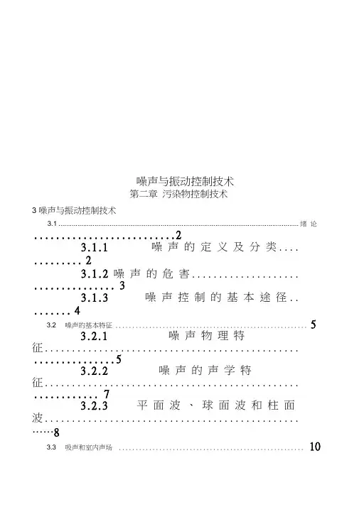 噪声与振动控制技术