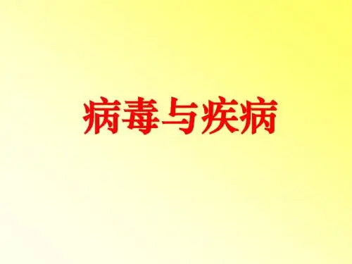 常见致病病毒与疾病PPT课件