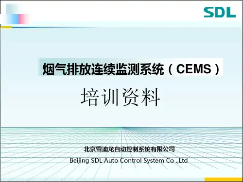 某车烟气在线监测系统CEMS培训资料实用PPT(33页)