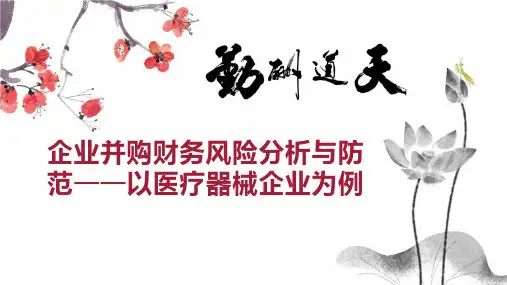 企业并购财务风险分析与防范以医疗器械企业为例