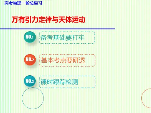 高考物理一轮复习课件：第四单元 万有引力定律与天体运动