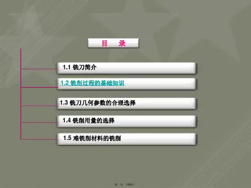 《铣工技术》铣削原理