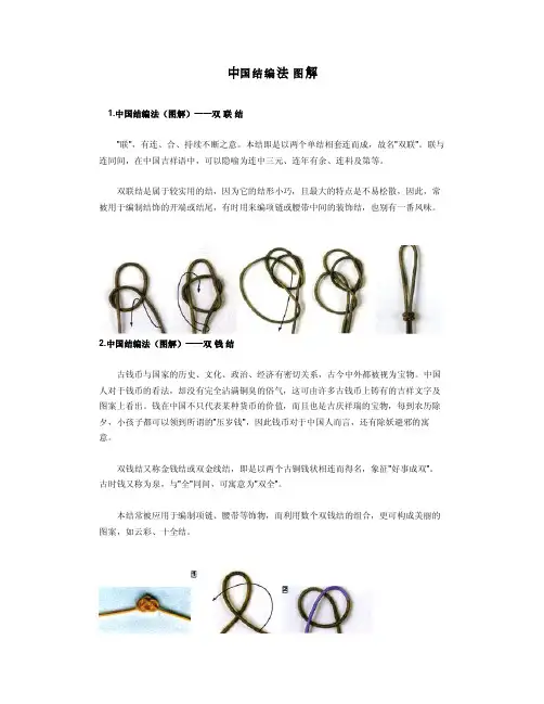 中国结编法 基本结