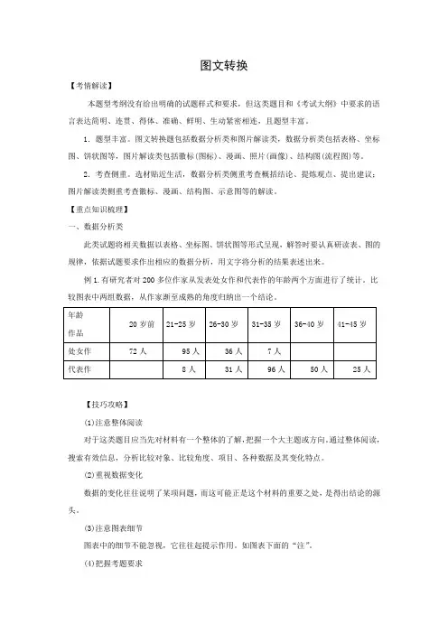 学案3：图文转换