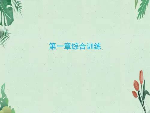 六年级下册数学毕业总复习课件第一章数的认识综合训练 (共13张PPT)【完美版课件】