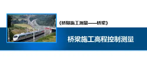 桥梁施工高程控制测量