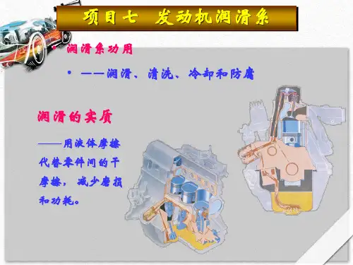 汽车发动机润滑系ppt课件