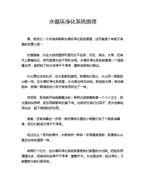 水循环净化系统原理