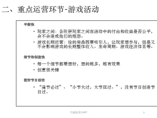 游戏运营(2)ppt课件