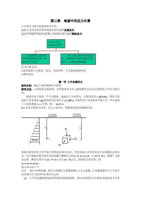3地基中的应力计算