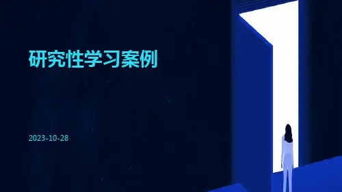 研究性学习案例
