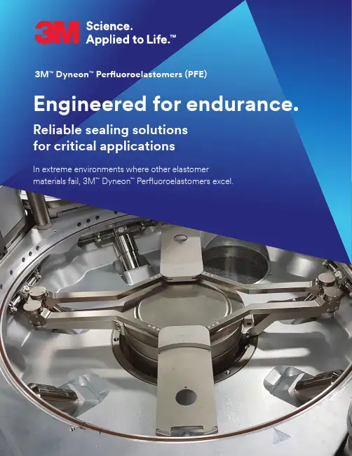 3M Dyneon Perfluoroelastomers 说明书