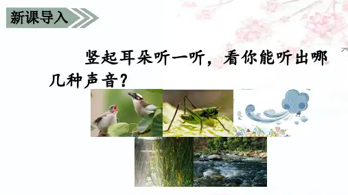 三年级上册语文课件《大自然的声音》人教部编版〔优秀PPT〕