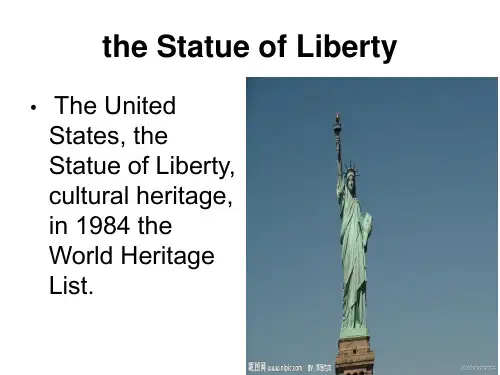 the Statue of Liberty     自由女神像