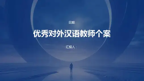 优秀对外汉语教师个案