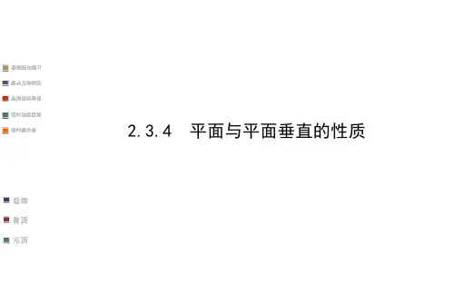 平面与平面垂直的性质 课件