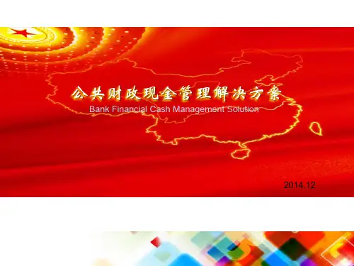 财政资金管理解决方案