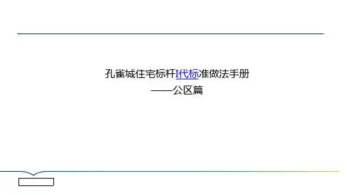 住宅标杆工程公共区域标准做法(图文详解)