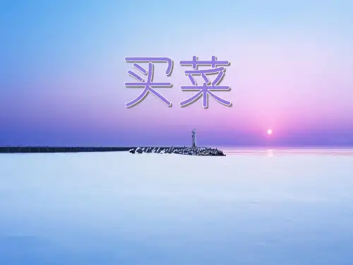 北师大版数学四下《买菜》课件1
