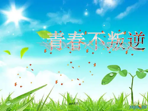 《青春不叛逆》主题班会  ppt课件