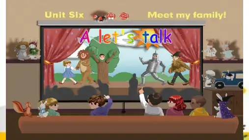 人教版PEP英语四年级上册Unit6 Meet my familyA lets talk课件等