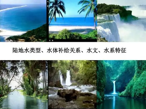 《陆地水类型、水体补给关系、水文特征、水循环-》