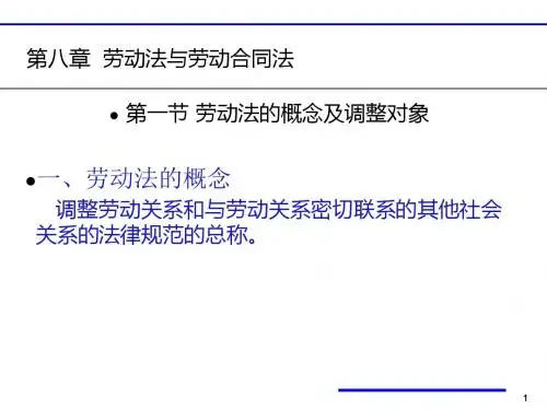 劳动法与劳动合同法概述(PPT 59张)