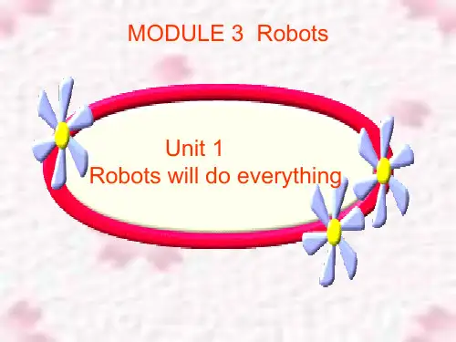 外研版四年级下册英语Module3Unit1Robotswilldoeverything