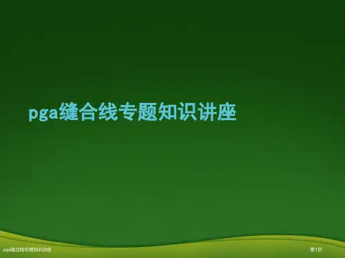 pga缝合线专题知识讲座