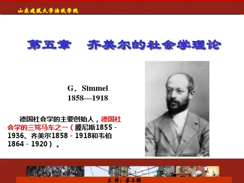 齐美尔的社会学理论