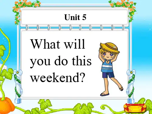 人教精通四年级英语下Unit5WhatwillyoudothisweekendLesson251